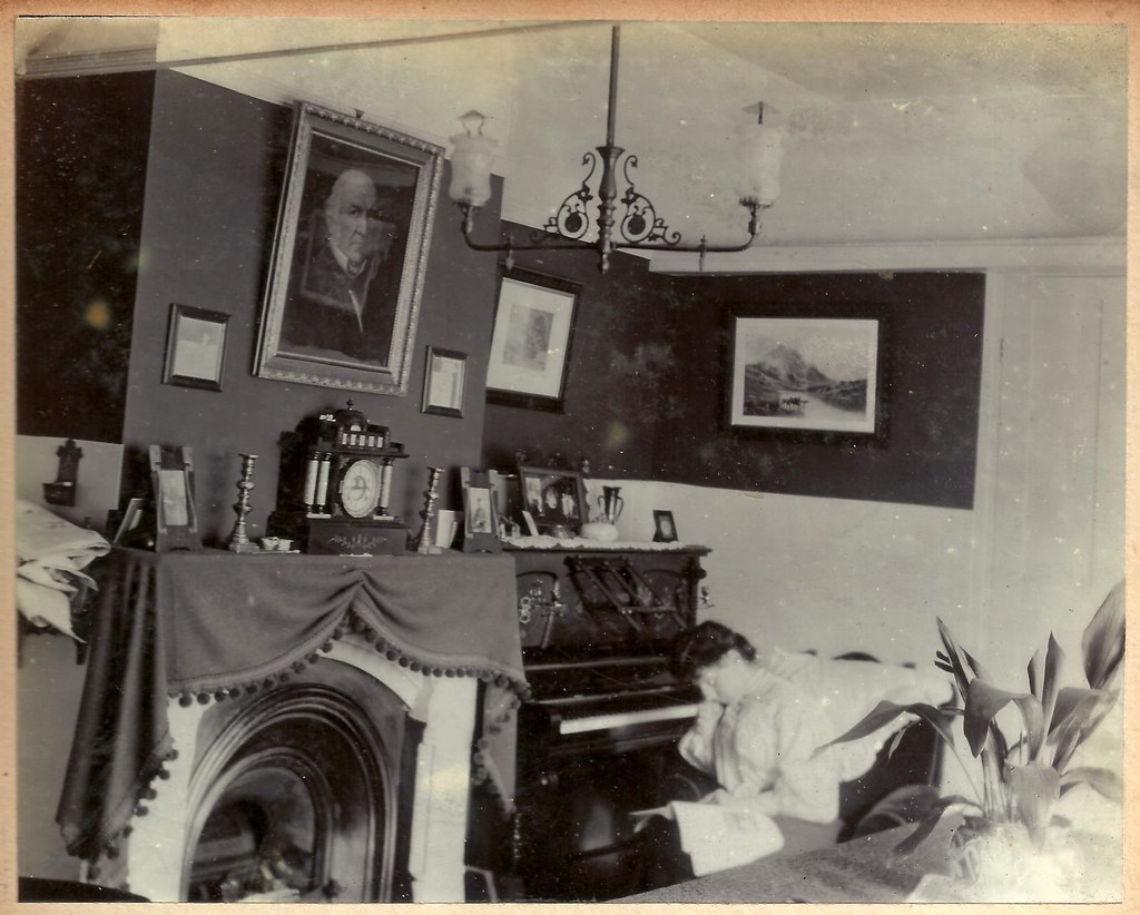 Superb Edwardian interior with fireplace and piano — illustrating Find a relative medicine doctor near me